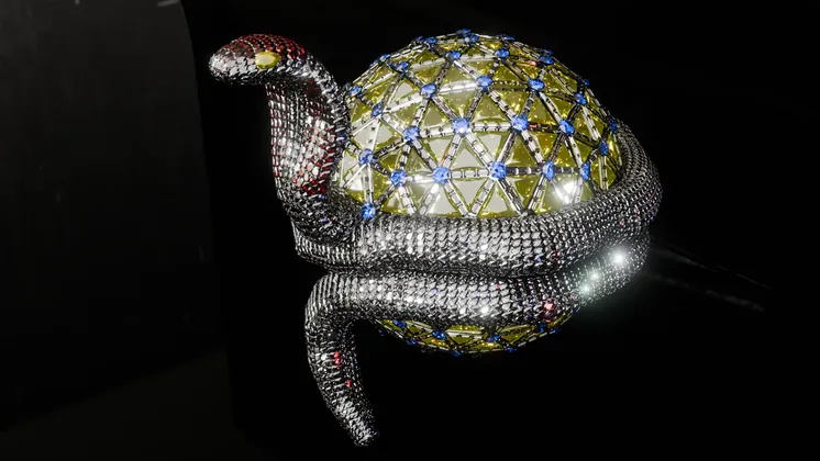 The final render from a three-quarter angle