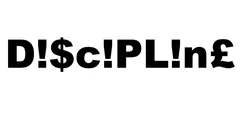 The D!$c!PL!n£ wordmark
